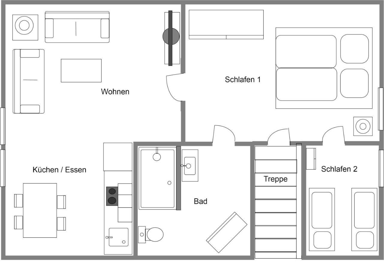 Witte Huus 75M_ Und 51M_ Ferienwoh Apartment โฮคซีล ภายนอก รูปภาพ